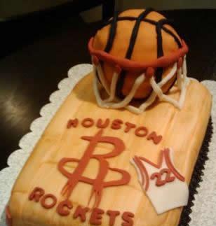 Basketball Birthday Cake on Basketball Cake